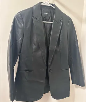 Faux leather blazer Express thumbnail 1
