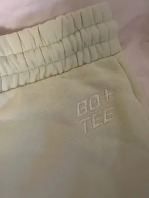 Bo & Tee Wide Leg Sweatpants - Lime  thumbnail 5