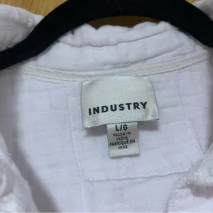 Industry Republic Clothing Light Pink Pullover Cotton Top - Size Large thumbnail 3