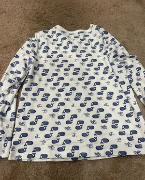 Roller Rabbit Moby whale pajamas Size XS thumbnail 6