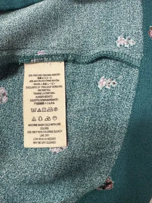 Free People Love Grows Teal Long-Sleeve Romper Size Large thumbnail 13