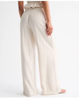 Abercrombie & Fitch Crinkle Textured Pull-On Pant thumbnail 4