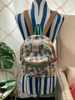 Loungefly Disney Lilo & Stitch Decade Outfits Mini Backpack‎ thumbnail 9