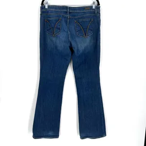 Kut from‎ the Kloth ‘Farrah’ baby boot cut jeans 10 KFTK thumbnail 2