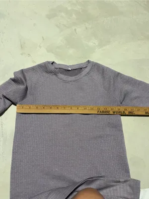 Lululemon rest less Textured Crew Neck purple thumbnail 3