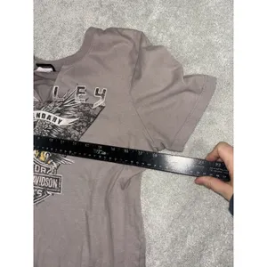 harley davidson v neck women medium‎ shirt Myrtle Beach thumbnail 6