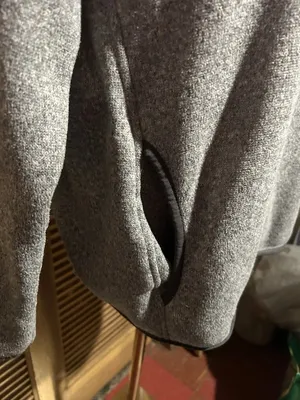 Eddie Bauer Fleece Mock Neck Snap Pullover Sweatshirt Women’s XL Gray Pockets thumbnail 5