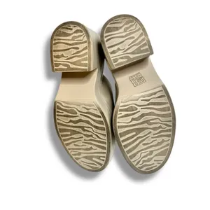 EXE TM 403 Wedge‎ Heel Platform Sandals Beige Size 38 Slip On Open Toe Chunky thumbnail 5