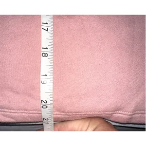 H&M Dividend Womens Sz XL Retired Pink Ruffle Long Sleeve Cropped Sweatshirt NWT thumbnail 6