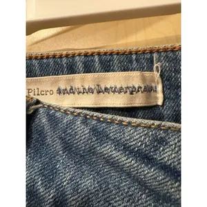 PILCRO AND THE LETTERPRESS Anthro Glitter Racing Stripes Raw Hem Ankle Jeans 32 thumbnail 5