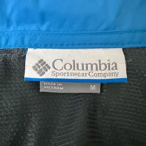 Columbia Omni-Shield Blue Outdoor Packable Windbreaker Rain Jacket Size Medium thumbnail 3