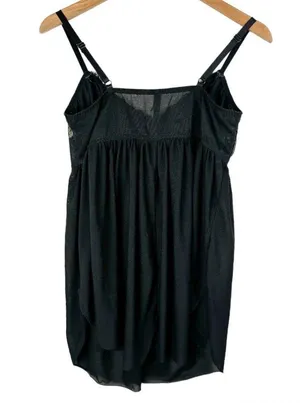 Torrid Black Mesh Lace Babydoll Sz 1X thumbnail 4