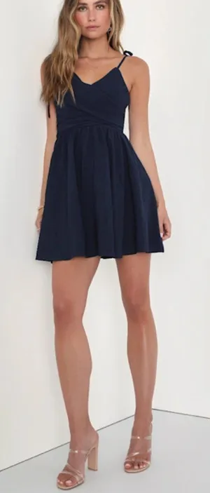 LULUS Flirty Vacation Resort Wear Casual Date Night Brunch Picnic Mini Dress thumbnail 1
