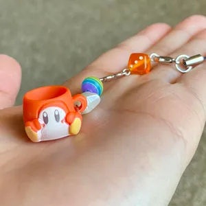 Handmade Kawaii game anime mug phone strap/bag charm/keychain/room&car decor🧡 thumbnail 4