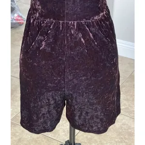 American Eagle Romper Small Velvet Y2k 90's Festival Gothic Punk Rock Whimsigoth thumbnail 6