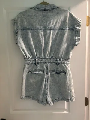 BLANK NYC Denim Romper thumbnail 2