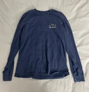 Columbia Dark Blue Long Sleeve Shirt thumbnail 3