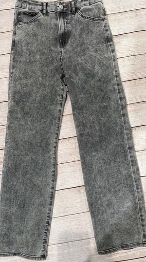 Express grey super Ultra stretch modern straight high rise jeans Small 0/2/4 thumbnail 1