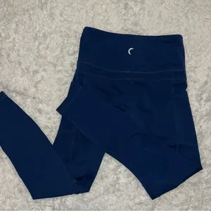 ZYIA Active Leggings Size XS Navy Blue With Pockets thumbnail 1
