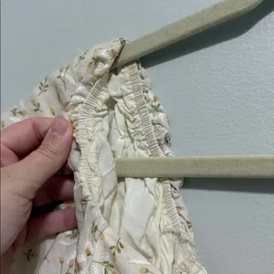 Altar’d State Puff Sleeve Floral Baby Doll Blouse Size Small thumbnail 4