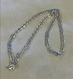 Necklace 925 sterling silver chain 15.51g lot d5 thumbnail 1
