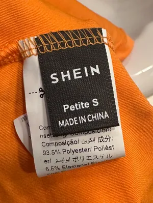 SheIn Neon Orange Tube Top thumbnail 3