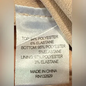 NWT REVOLVE x Chrissy Teigen‎ Micah Halter Open Back Jumpsuit in Nude Size XS thumbnail 7