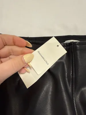 Nwt Abercrombie & Fitch Vegan Leather Pants thumbnail 6