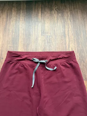 FIGS Women’s Burgundy Red Livingston Scrub Pants Hospital Nurse Medical- Size LP thumbnail 5