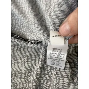Apt. 9 Faux Wrap Dress Black White‎ Abstract Geometric V-Neck XL Officewear thumbnail 9