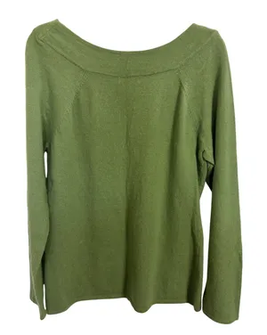 Carole Little Angora Wool Blend Wide Neck Pullover Sweater Size XL Cozy FLAWS thumbnail 1