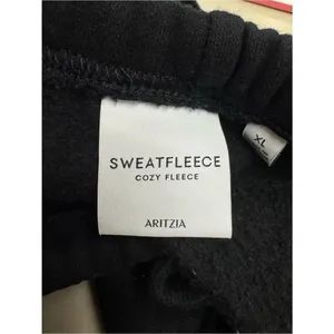 Aritzia Sweatfleece Cozy Fleece Black Shorts Women’s XL thumbnail 3