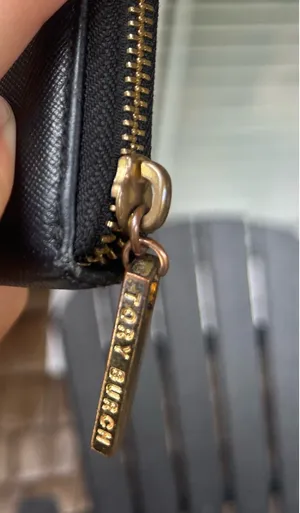 Tory Burch Leather Wallet Black thumbnail 8