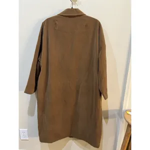 The Korner Anthropologie Chore Utility‎ Barn Long Velvet Coat Size 8 Oversized thumbnail 4