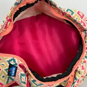 KAVU Rope Sling‎ Bag Backpack Boho Aztec Montage Boho Festival Hippie thumbnail 8