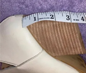 Mi.iM Women’s High Heel Booties Size 7.5 White thumbnail 10