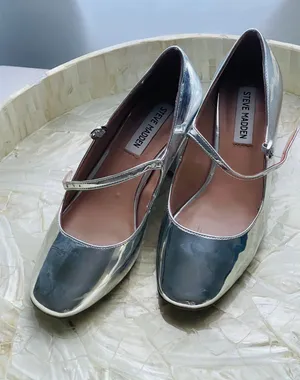 Steve Madden Hawke Patent Slip On Mary Jane Heels by thumbnail 3
