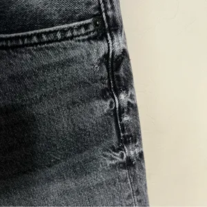 Slvrlake London High Rise‎ Straight Moonlight Destructed Black Acid Washed Jeans thumbnail 6