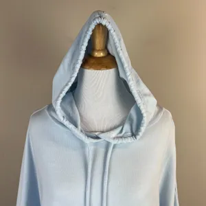 Aerie Peplum Hoodie Sweatshirt‎ Small Blue Balloon Sleeve Babydoll Oversized S thumbnail 5