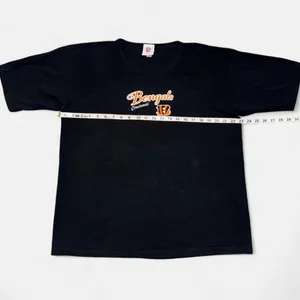 NFL Women’s Cincinnati Bengals black cotton t-shirt with Bengals logo, size XL thumbnail 4