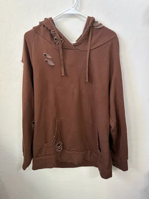 Hoodie Brown Size L thumbnail 1
