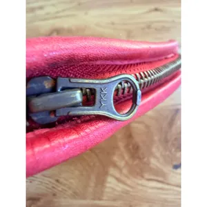Rustic Red‎ Leather Studded Zip Around Continental Wallet Large Boho Festival thumbnail 12