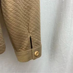 Regina Porter Brown Vintage Quilted Double Breast Long Sleeve Button Jacket S thumbnail 6