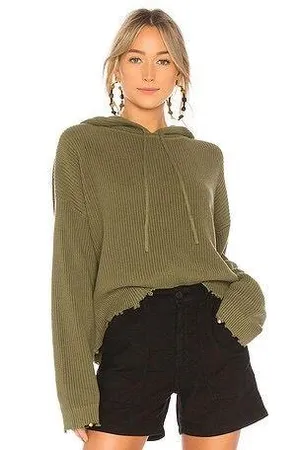 Reformation RtA Marvin Hoodie In Field Green thumbnail 1