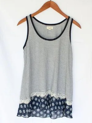 Maison Jules | Striped Tank Top thumbnail 1
