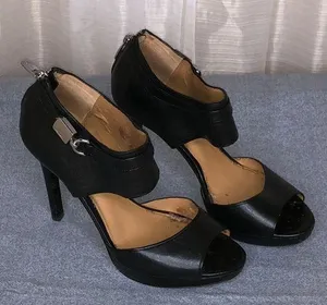 Coach Black Wexwood Peep Toe Heels thumbnail 1