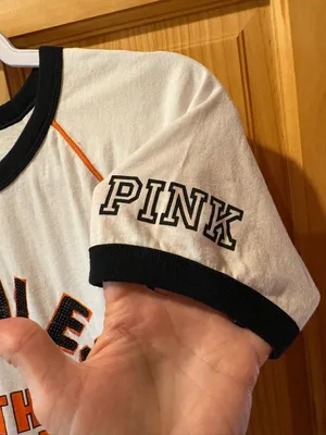Baltimore Orioles "This Is Birdland" Ringer Tee by Victorias Secret PINK size L thumbnail 4