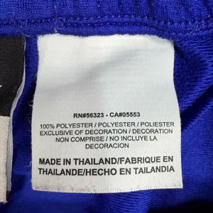 Nike 1X Dri Fit Cross Fit Drawstring Elastic Waist Purple Shorts Mesh White Trim thumbnail 6