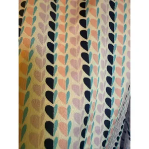 Kate Spade Heart Stripe Robe Pink Blue Satin Short Wrap Belted M y2k preppy boho thumbnail 4