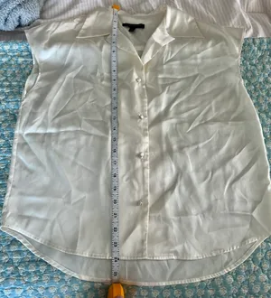 Banana Republic Satin Button Down Top thumbnail 6